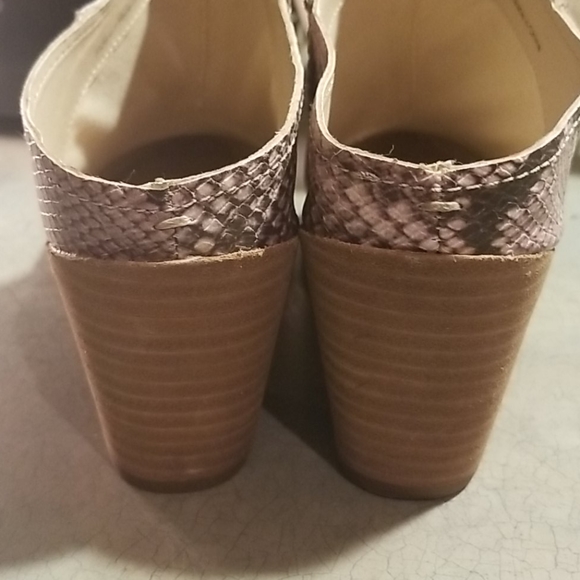 NEW DOLCE VITA "SNAKESKIN"COWBOY MULES - Picture 4 of 6